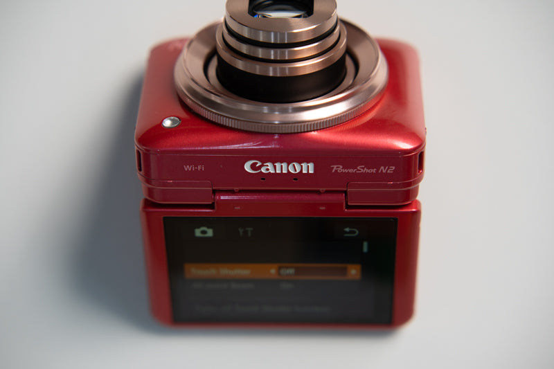 Canon Powershot N2 Flip Screen Digital Camera - Deep Metallic Pink