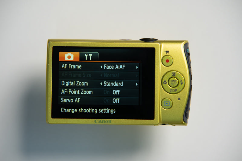 Canon IXY 600F Digital Camera - Lime Green