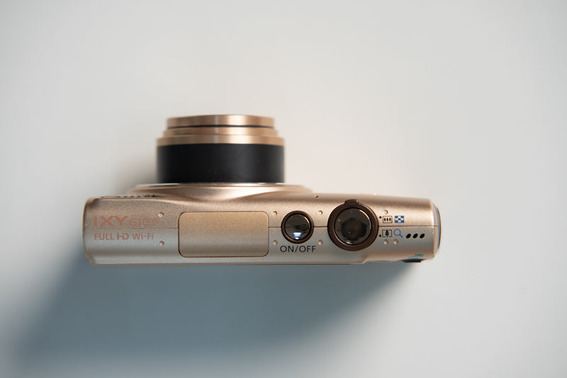 Canon IXY 610F Digital Camera - Brushed gold