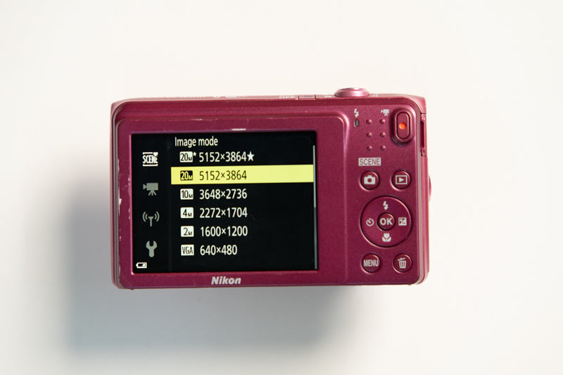 Nikon Coolpix A300 Digital Camera - Metallic Pink
