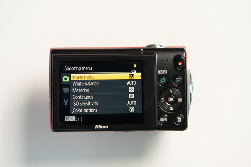 Nikon Coolpix S5100 Digital Camera - Metallic Pink