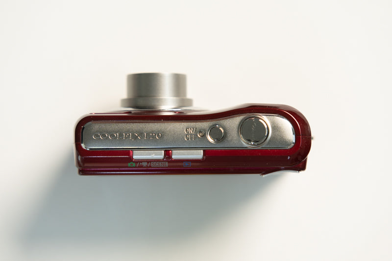 Nikon Coolpix L20 Digital Camera - Candy Red