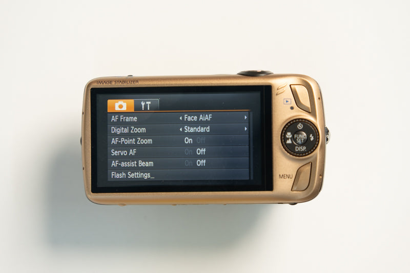 Canon IXUS 200 IS Digital Camera - Brushed gold