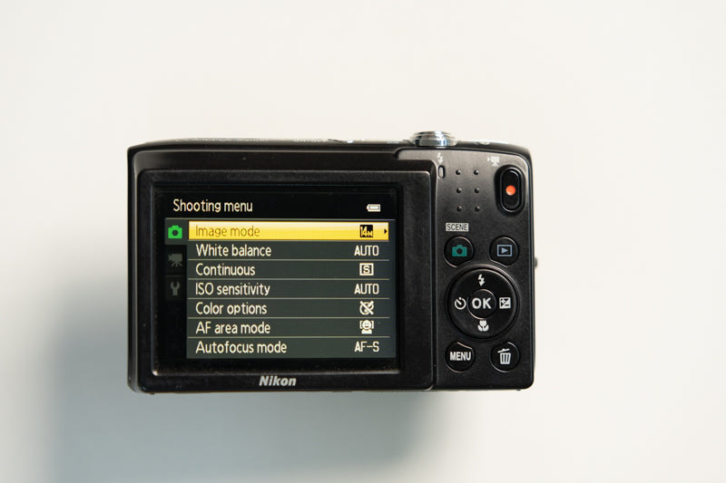 Nikon Coolpix S2600 Digital Camera - Matte Black