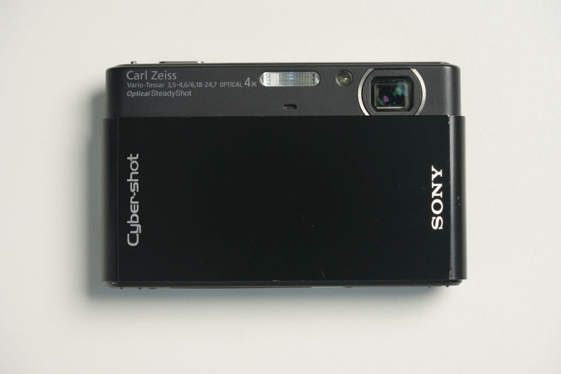 Sony Cybershot DSC-T77 Digital Camera - Gloss Black