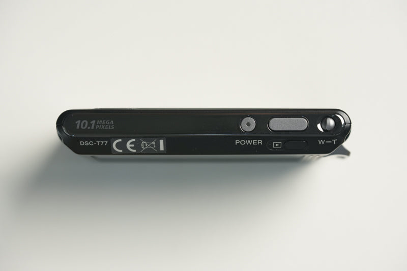 Sony Cybershot DSC-T77 Digital Camera - Gloss Black