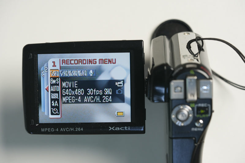 Sanyo VPC-CG65EX Digital Camera Camcorder - Gloss Black