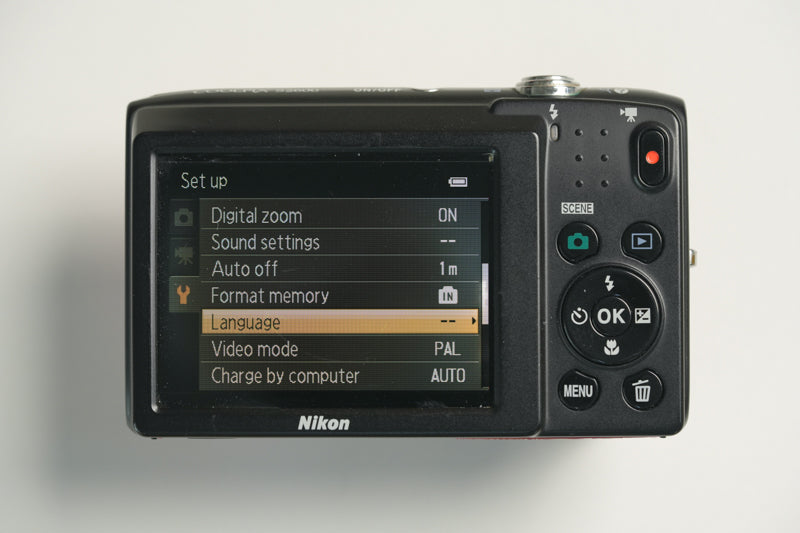 Nikon Coolpix S2600 Digital Camera - Red