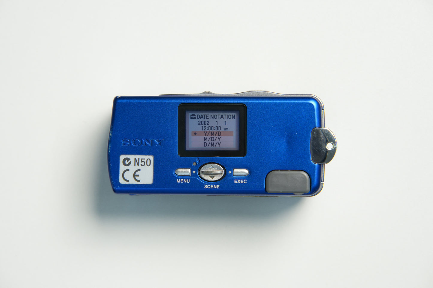 Sony Cybershot DSC-U20 Digital Camera - Blue