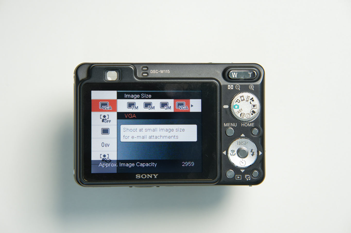 Sony Cybershot DSC-W115 Digital Camera - Black