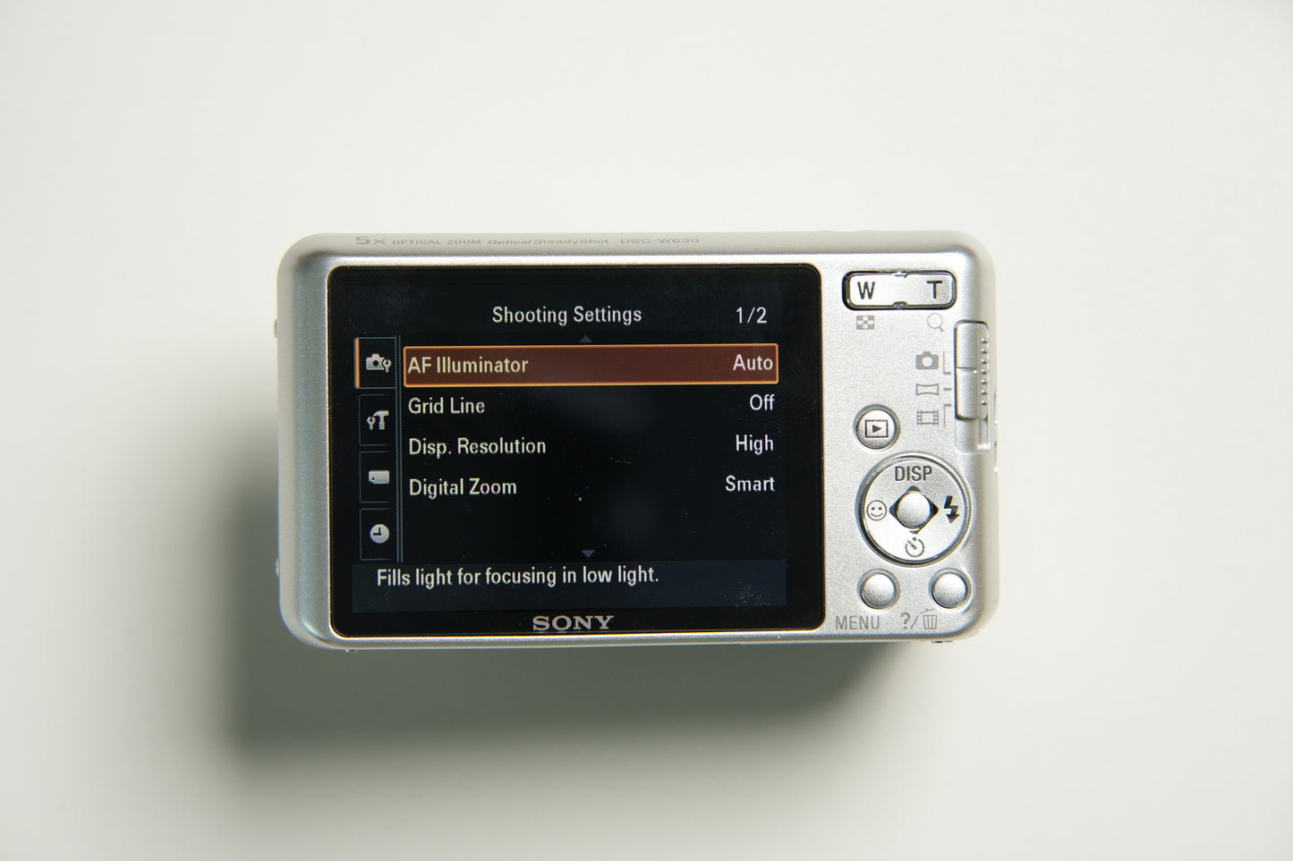 Sony Cybershot DSC-W630 Digital Camera - Silver