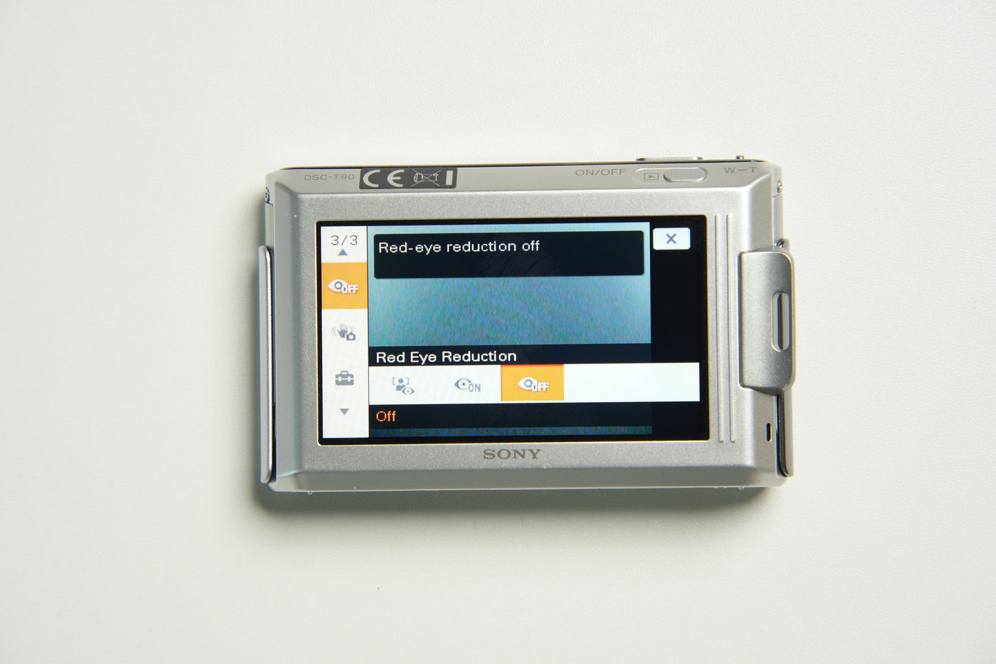 Sony Cybershot DSC-T90 Digital Camera - Silver