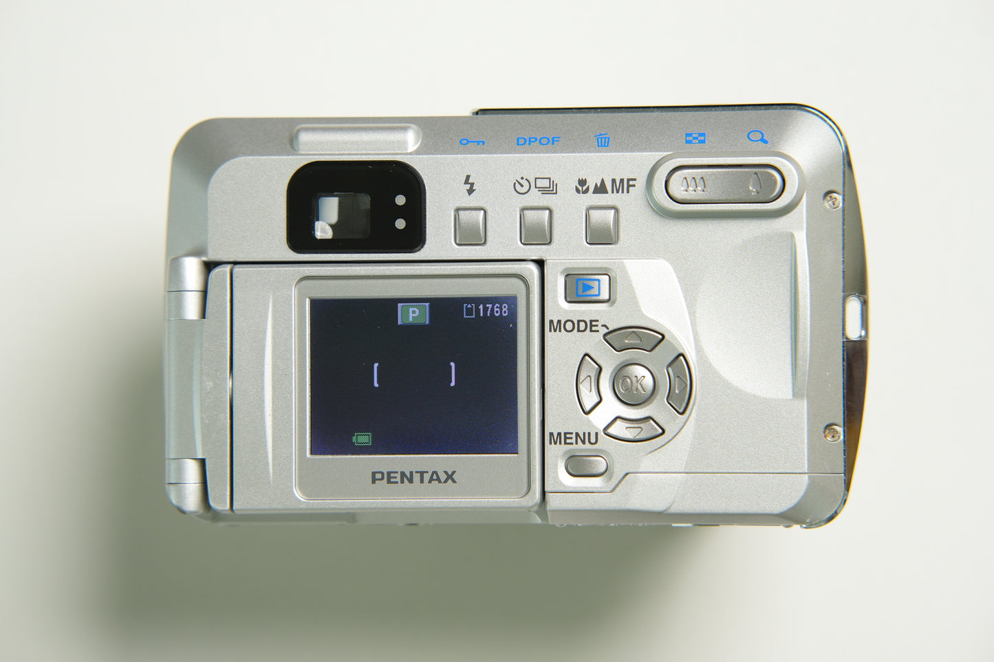 Pentax Optio 33LF Flip Screen Digital Camera - Silver