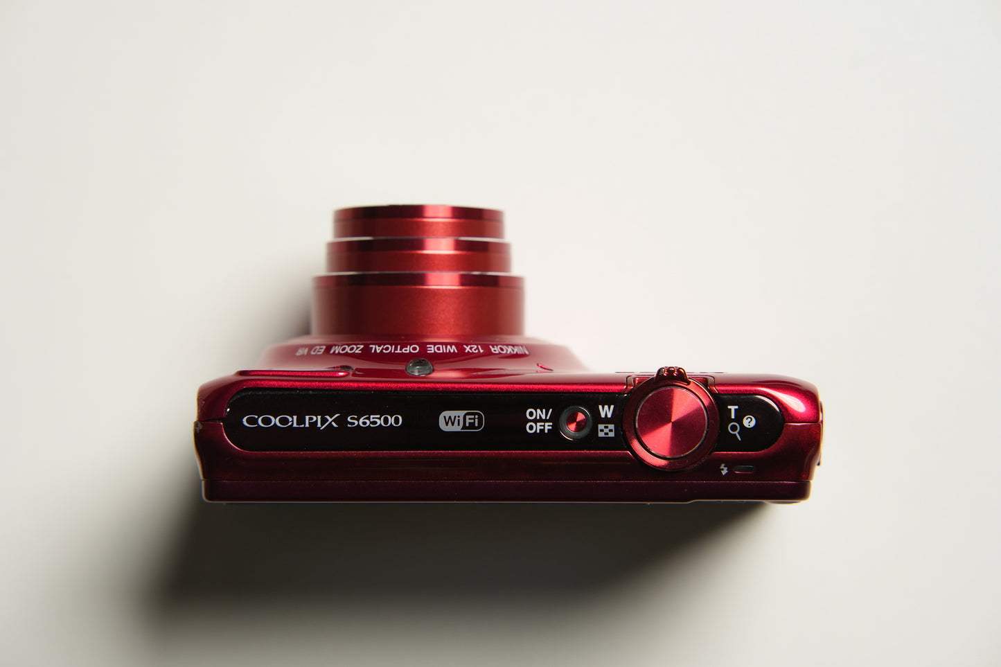 Nikon Coolpix S6500 Digital Camera - Gloss Red