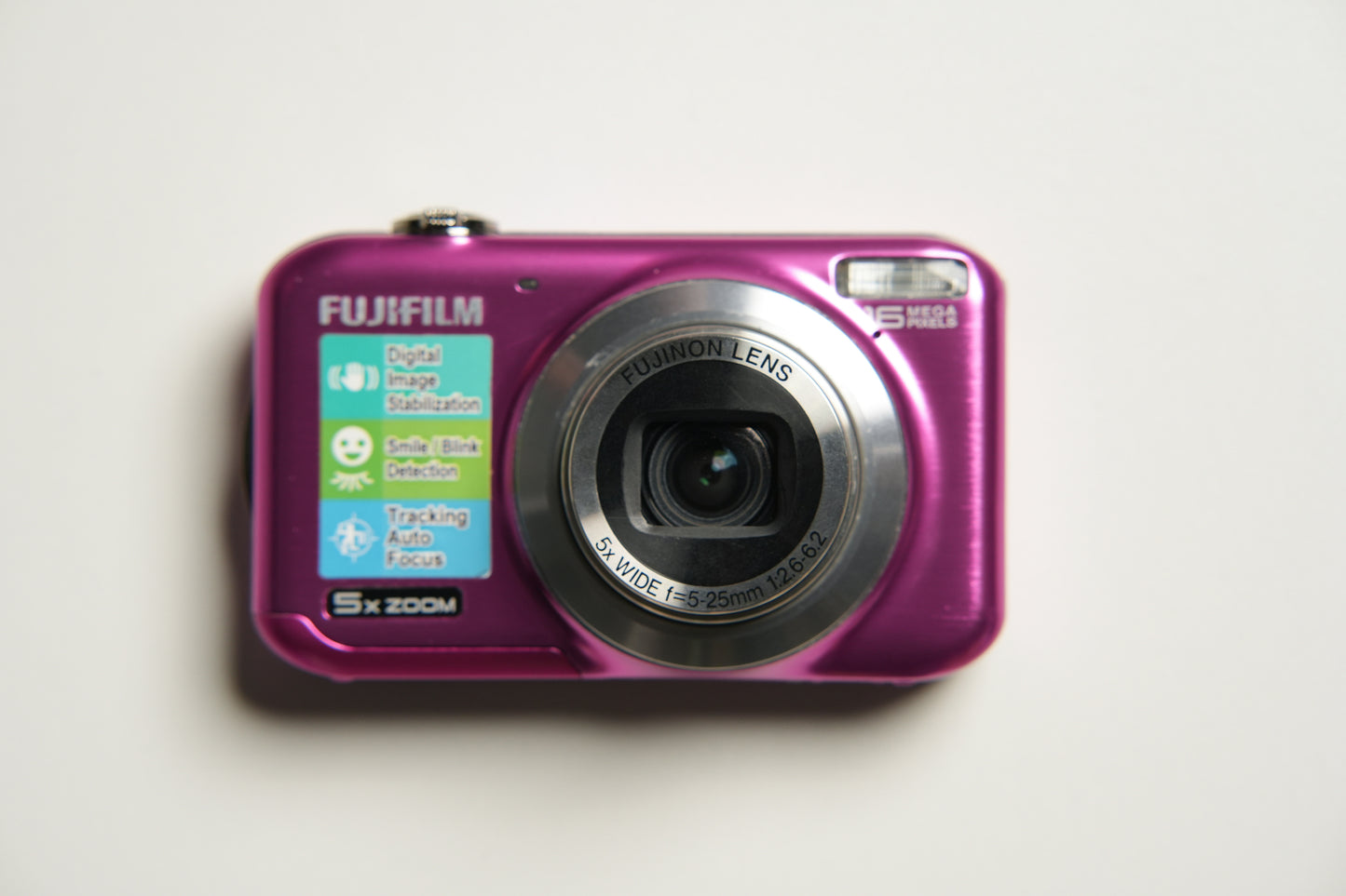 Fujifilm Finepix JX350 Digital Camera - Metallic Pink