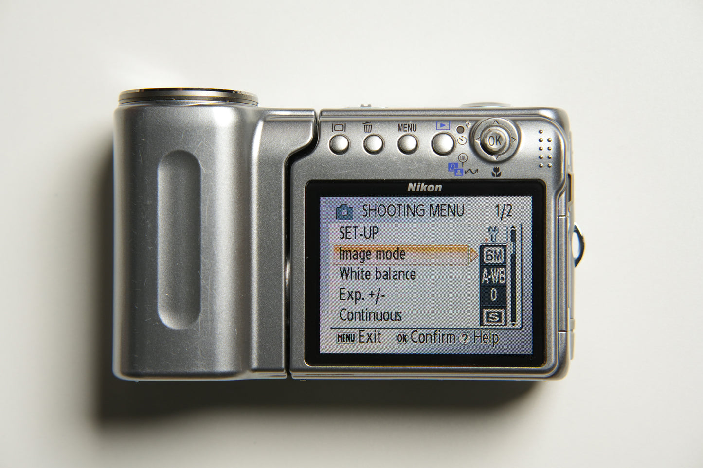 Nikon Coolpix S4 Swivel Body Digital Camera - Silver