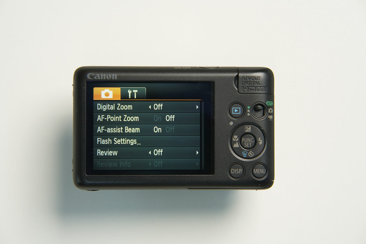 Canon IXUS 120 IS Digital Camera - Black