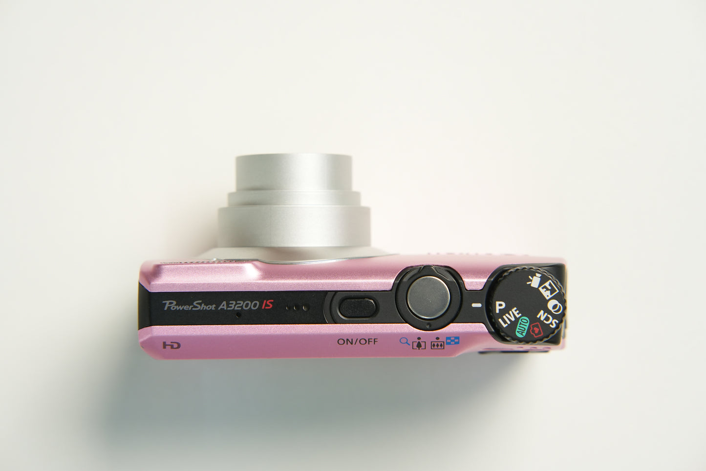 Canon Powershot A3200 IS Digital Camera - Metallic Pink