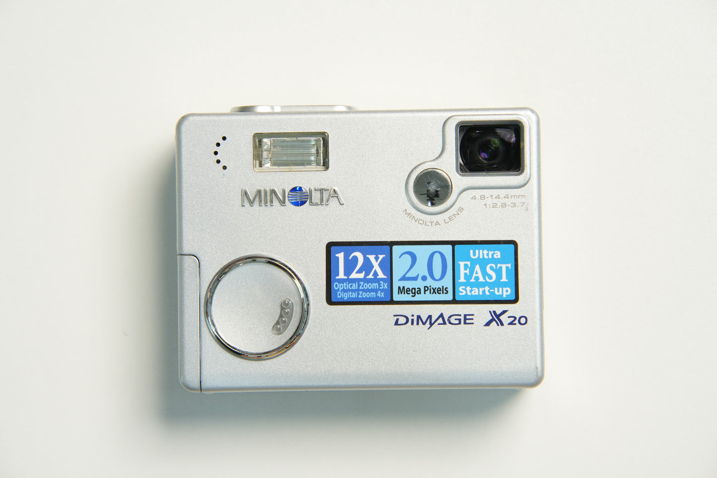 Minolta Dimage X20 Digital Camera - Silver