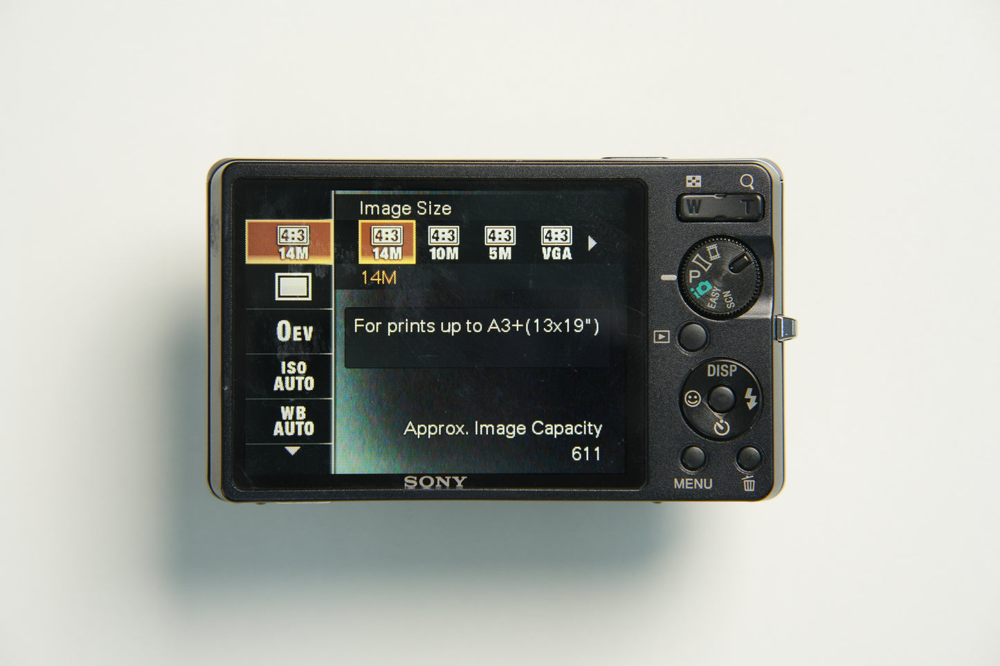 Sony Cybershot DSC-W390 Digital Camera - Black