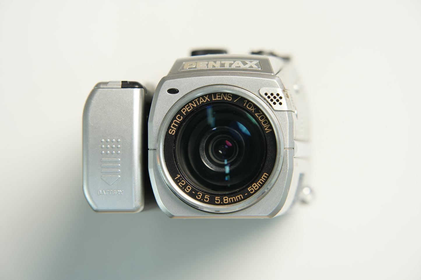 Pentax Optio MX4 Camcorder Digital Camera - Silver