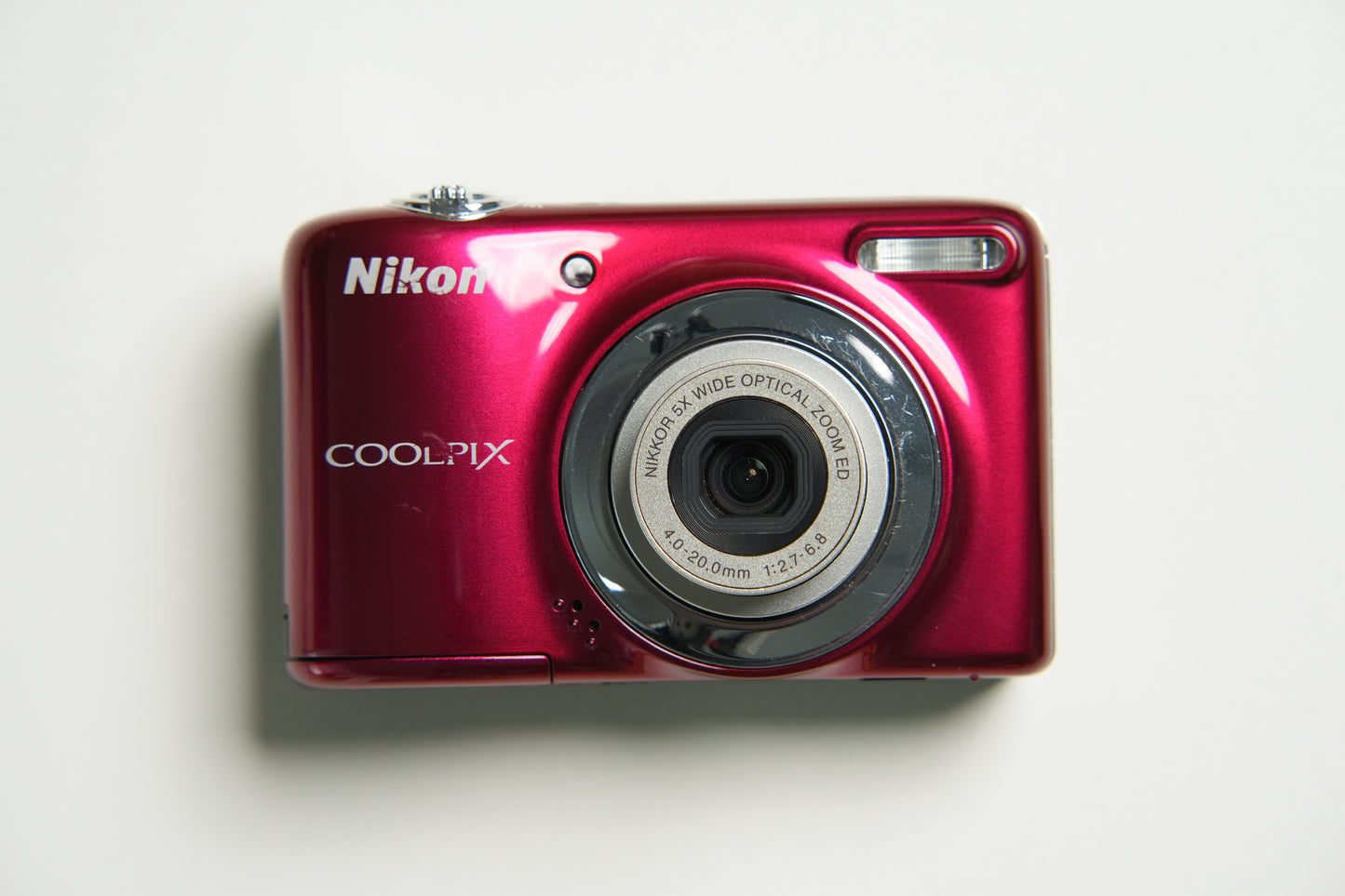 Nikon Coolpix L25 Digital Camera - Candy Red