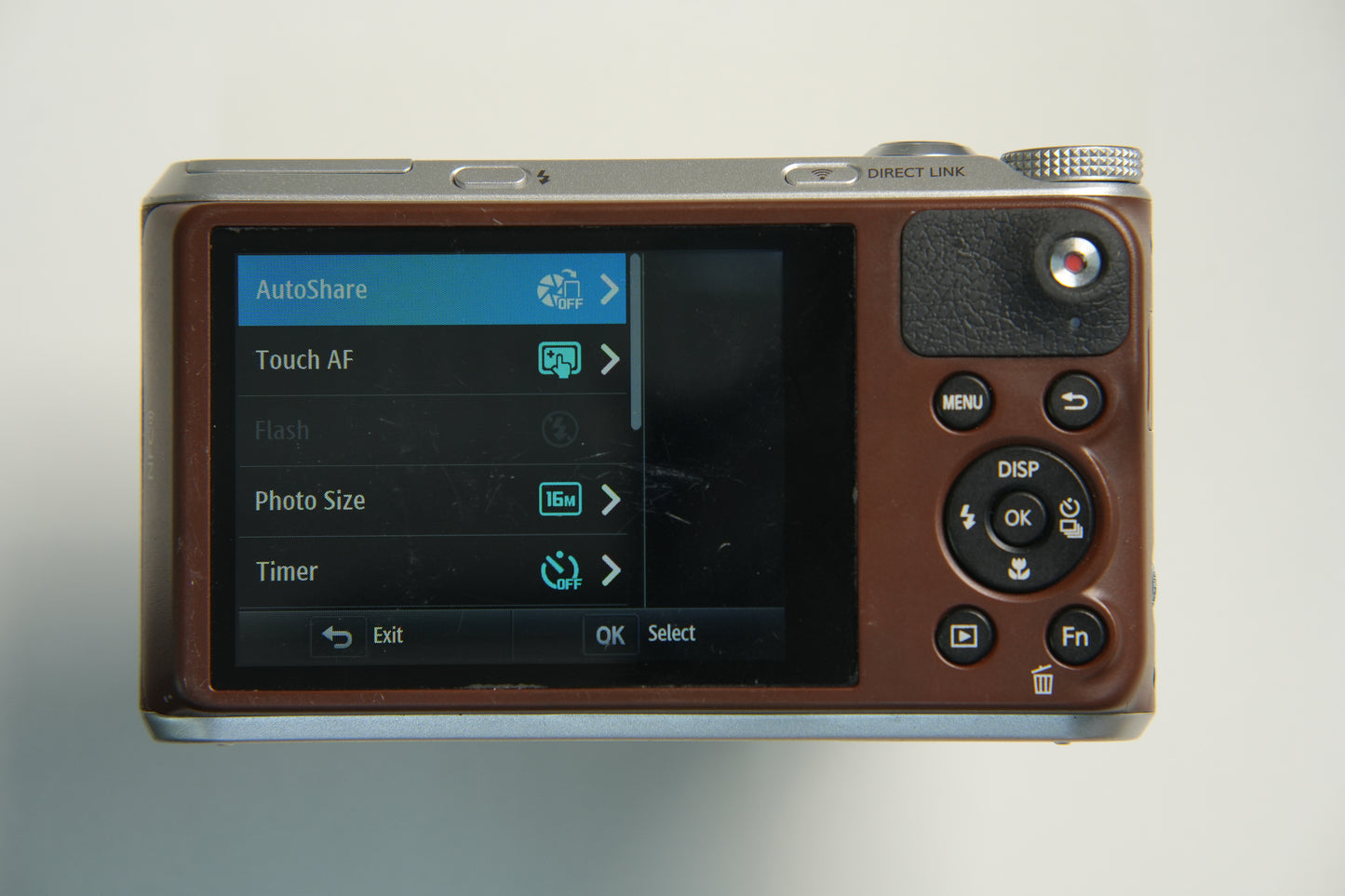 Samsung WB350F Digital Camera - Brown
