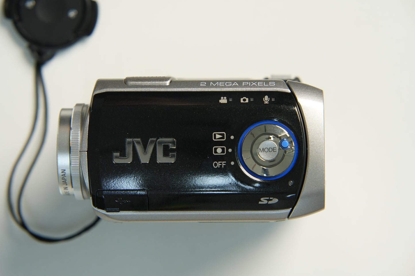 JVC GZ-MC200 Camcorder Digital Camera - Silver & Black