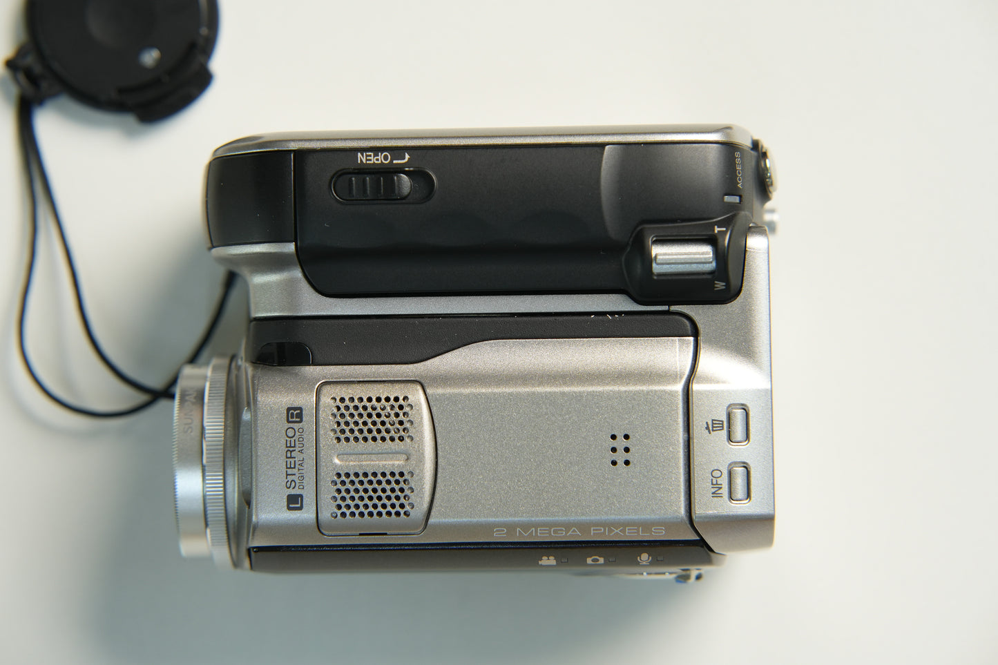 JVC GZ-MC200 Camcorder Digital Camera - Silver & Black