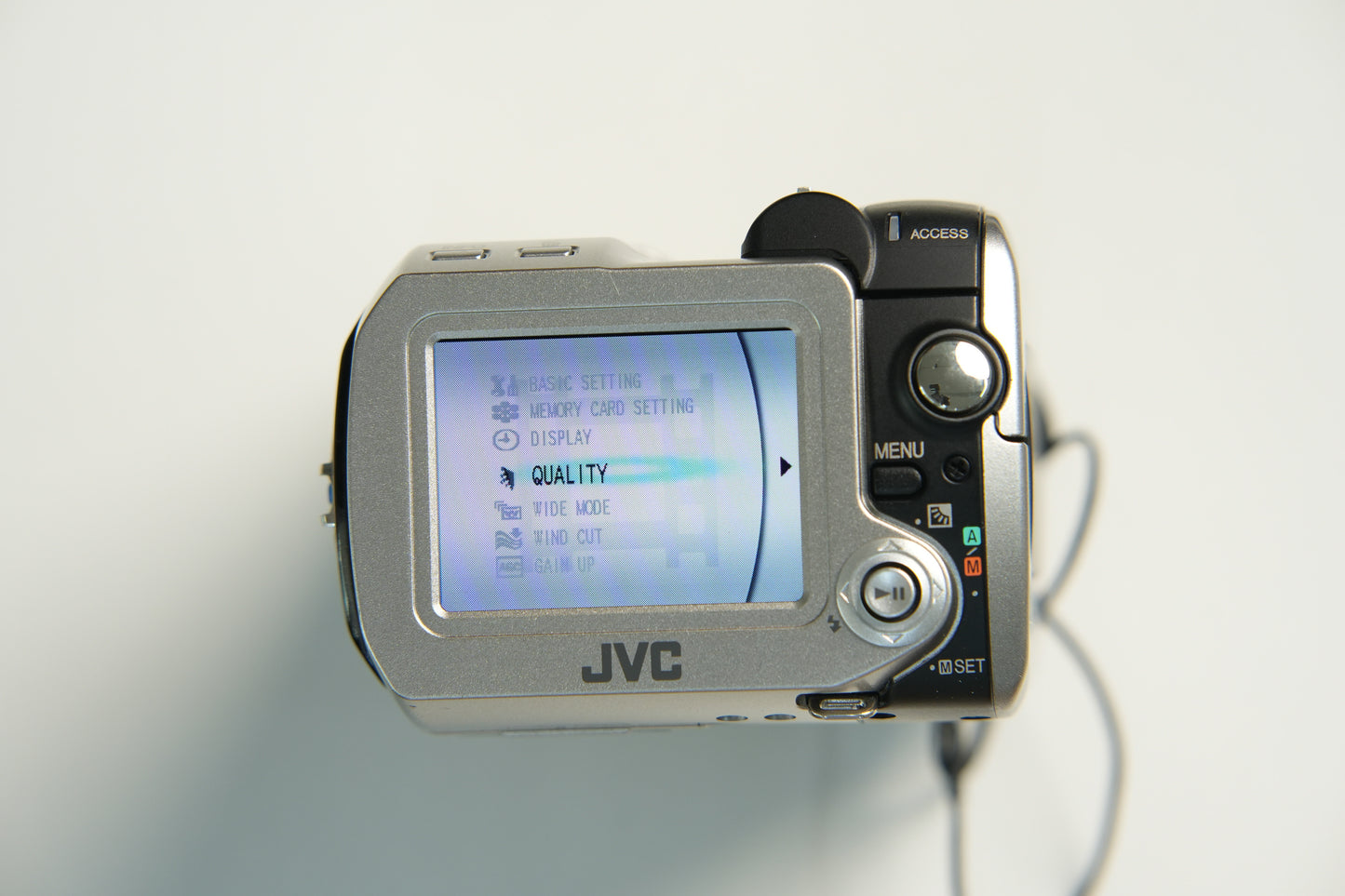 JVC GZ-MC200 Camcorder Digital Camera - Silver & Black