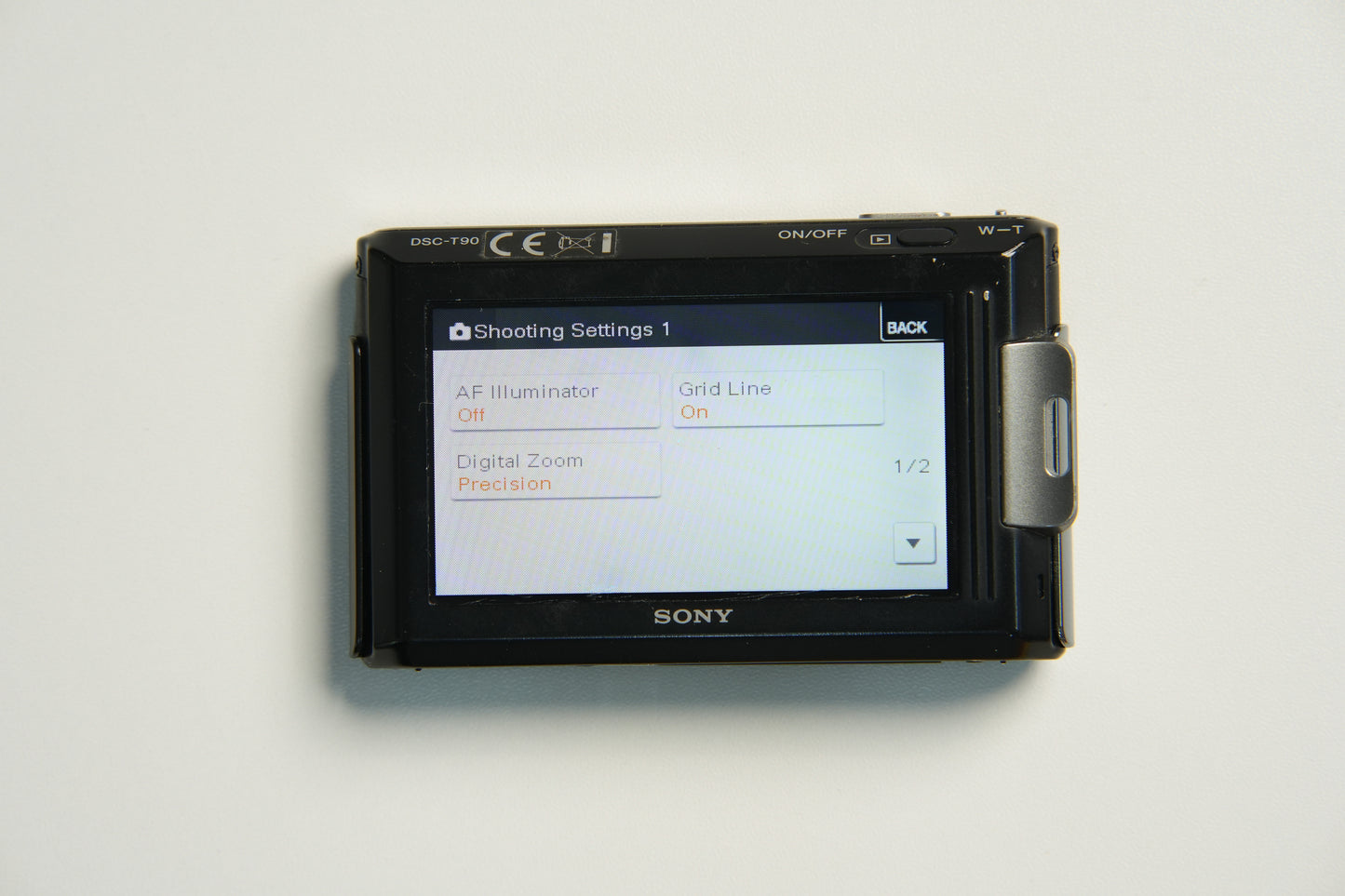 Sony DSC-T90 Digital Camera - Black