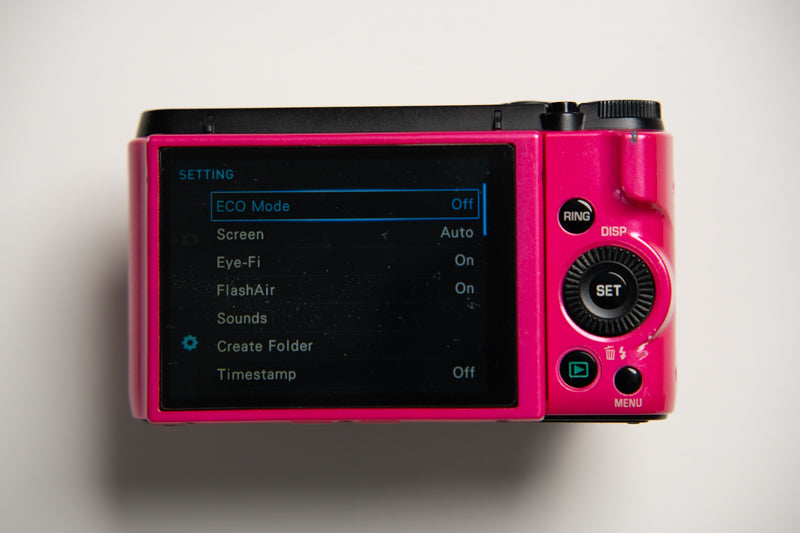 Casio Exilim ZR1200 Flip Screen Digital Camera - Bubblegum Pink