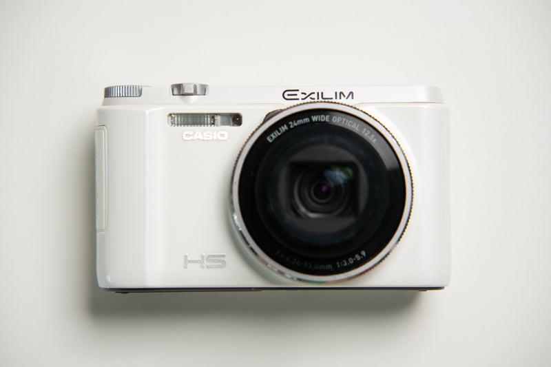 Casio Exilim ZR1300 Flip Screen Digital Camera - Gloss White