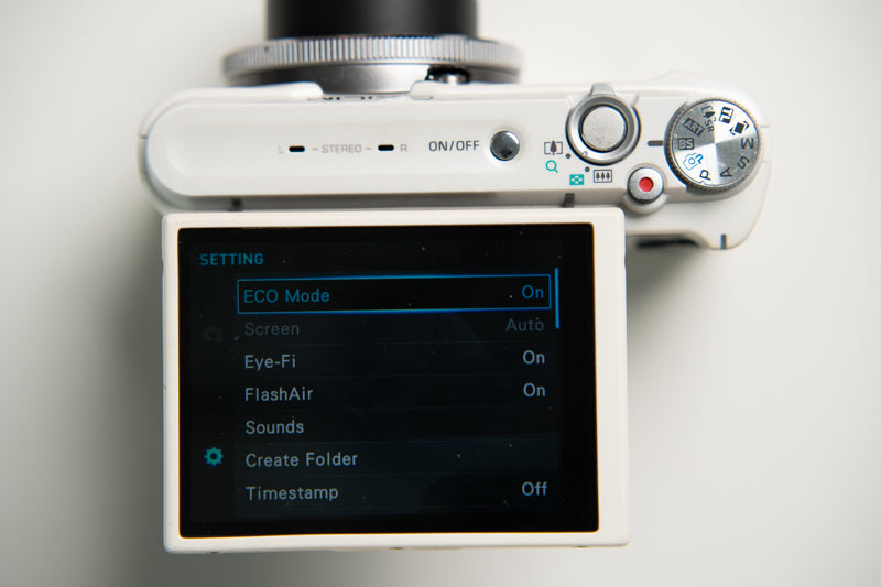 Casio Exilim ZR1300 Flip Screen Digital Camera - Gloss White