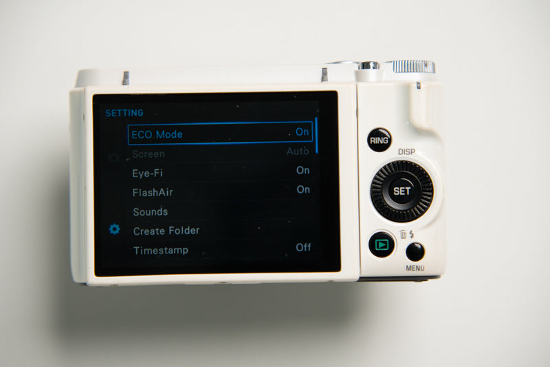 Casio Exilim ZR1300 Flip Screen Digital Camera - Gloss White