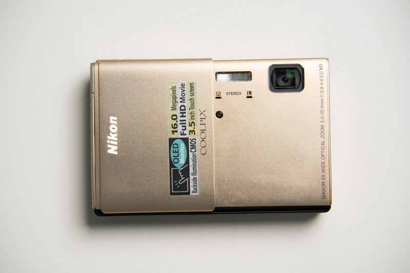 Nikon Coolpix S100 Digital Camera - Champagne
