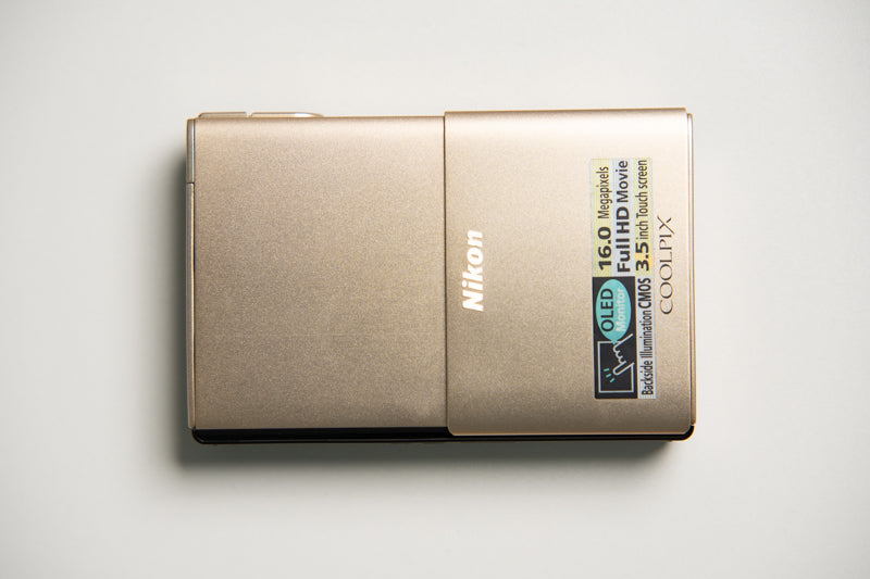 Nikon Coolpix S100 Digital Camera - Champagne