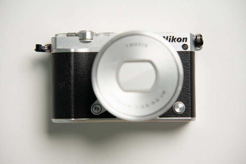 Nikon J5 Flip Screen Digital Camera - Retro Black leather