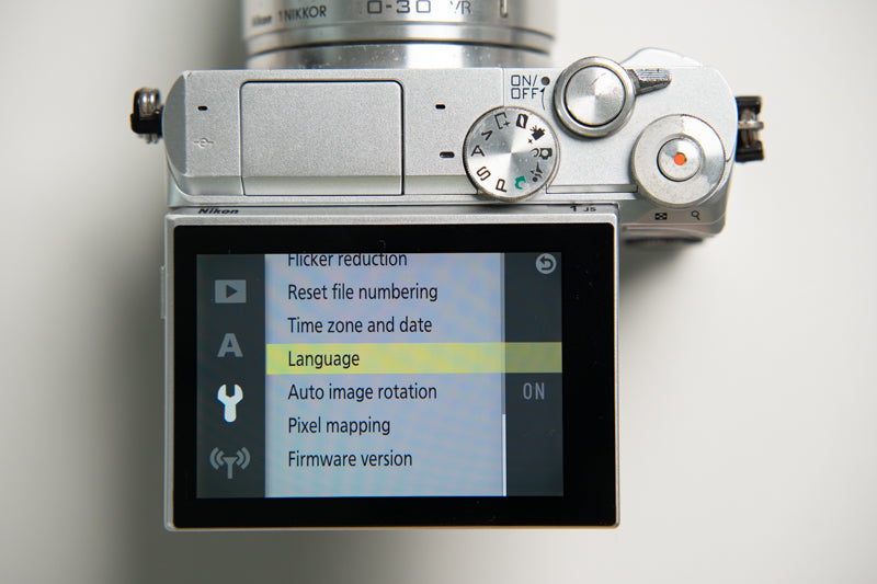 Nikon J5 Flip Screen Digital Camera - Retro Black leather