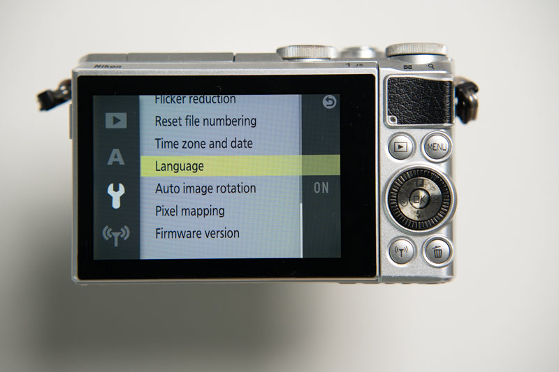 Nikon J5 Flip Screen Digital Camera - Retro Black leather