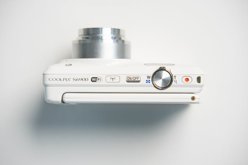 Nikon Coolpix S6900 Flip Screen Digital Camera - Gloss White