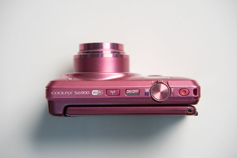 Nikon Coolpix S6900 Flip Screen Digital Camera - Metallic Pink