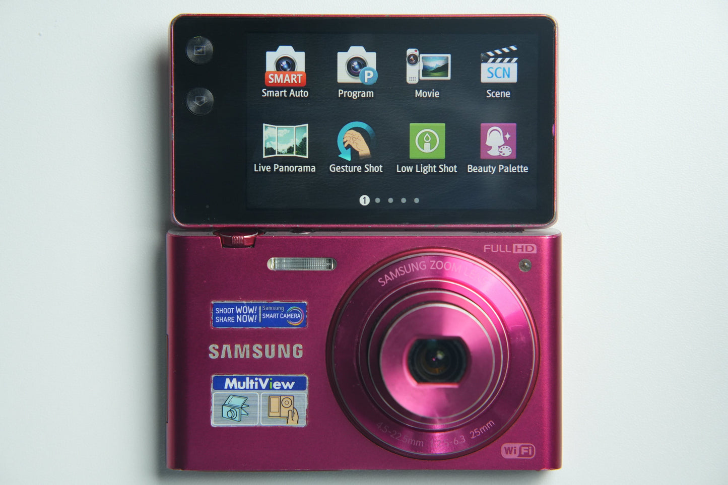 Samsung MV900F Flip Screen Digital Camera - Metallic Pink