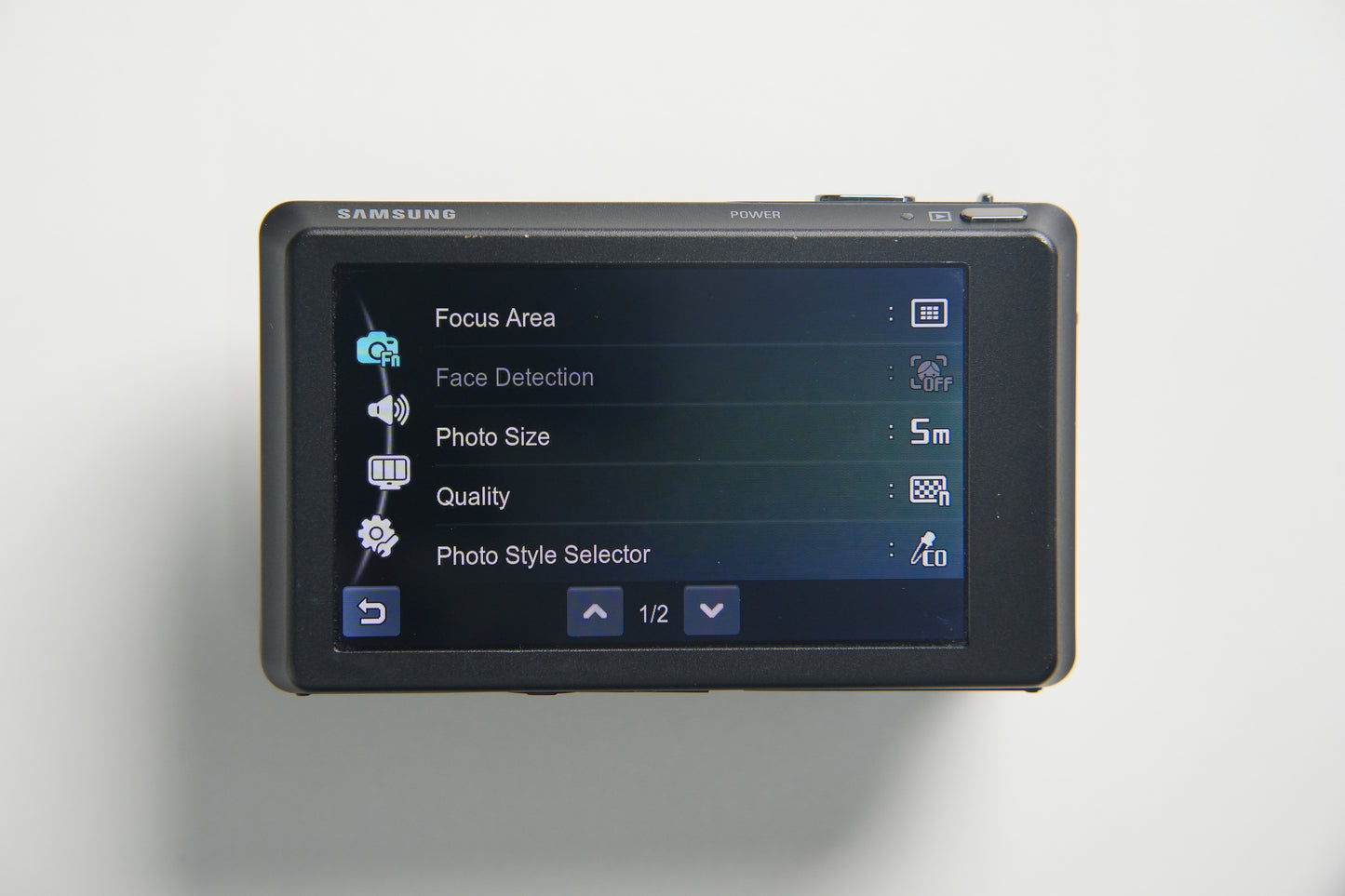 Samsung ST550 Dual Screen Digital Camera - Gloss Purple