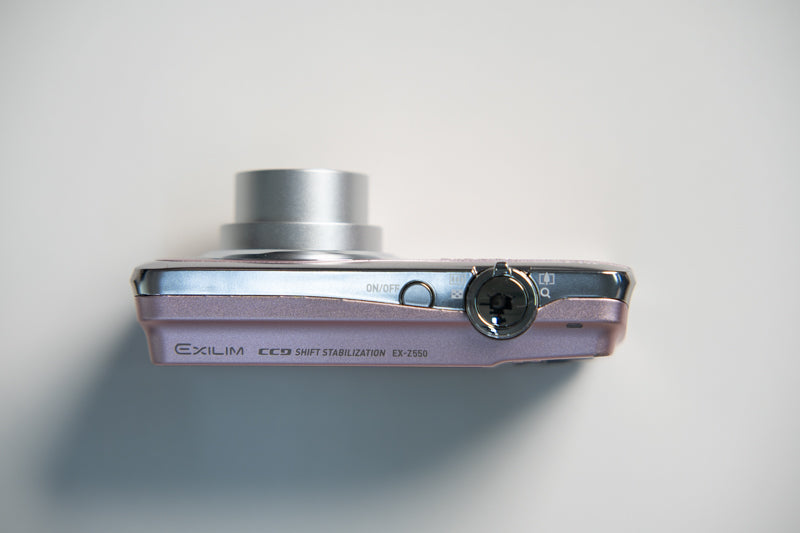 Casio Exilim Z550 Digital Camera - Metallic Pink & Chrome