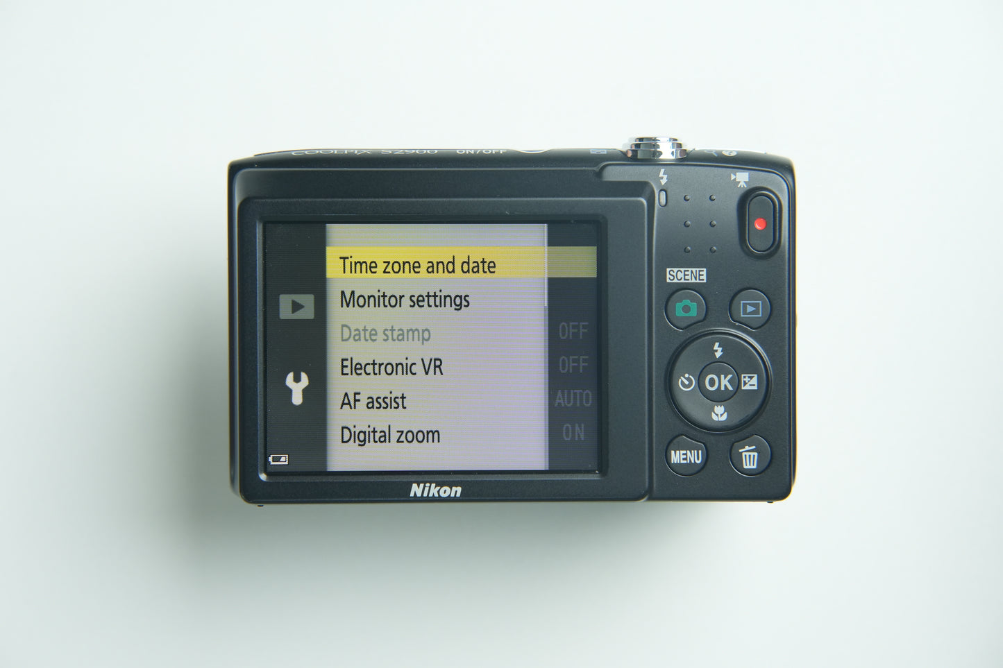 Nikon Coolpix S2900 Digital Camera - Matte Black