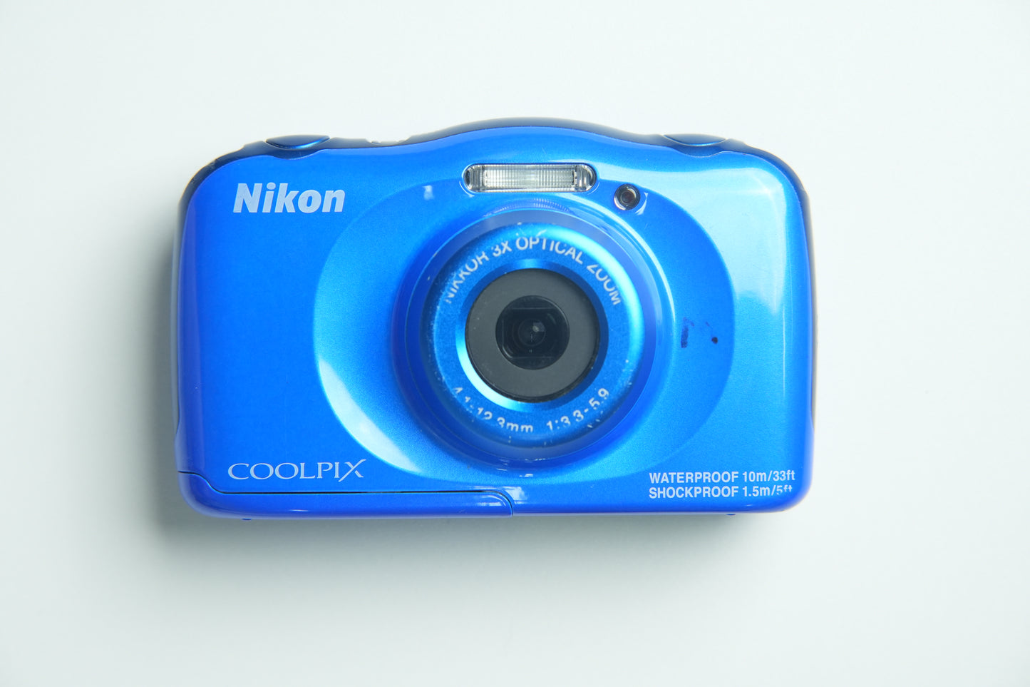 Nikon Coolpix S33 Digital Camera - Gloss Blue