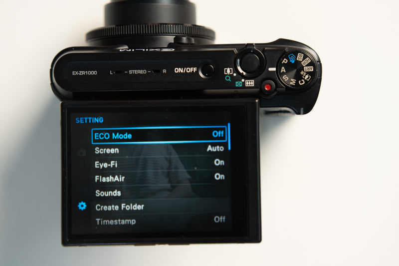 Casio Exilim EX-ZR1000 Flip Screen Digital Camera - Black