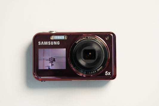 Samsung PL120 Dual Screen Digital Camera - Pink