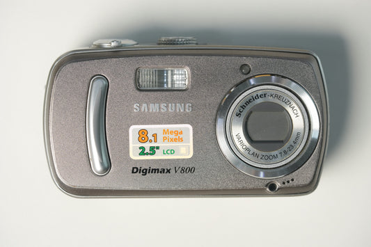Samsung Digimax V800 Digital Camera - Metallic Grey